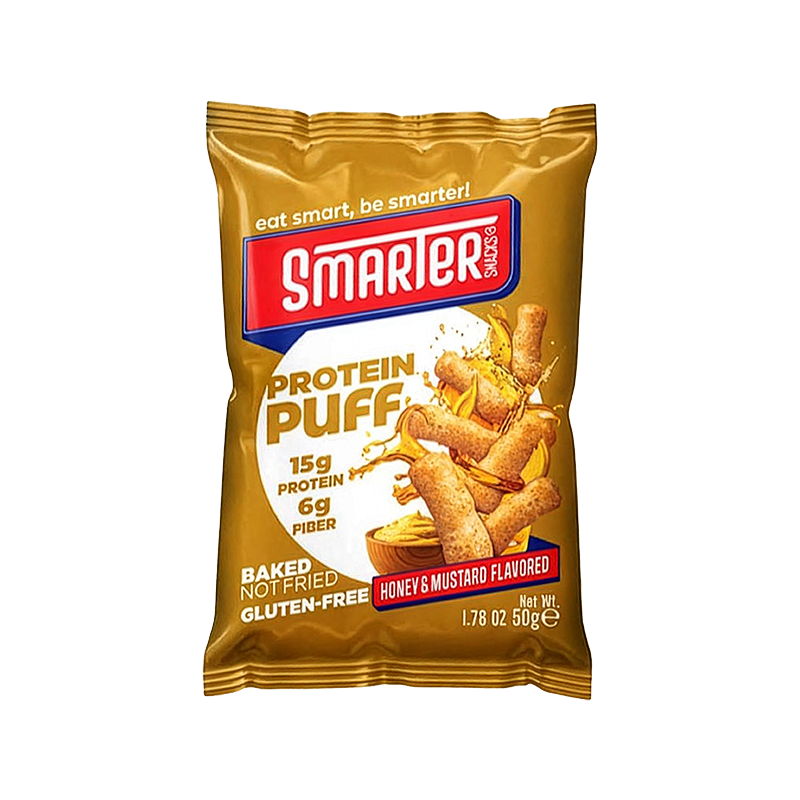 [GB014] Smarter Snacks Vegan Protein Puffs - Honey Mustard Flavor